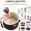 INVODA Makeup Bag for Women Drawstring Cosmetic Bag 4PCS Large Travel Make up Pouch Portable Barrel Toiletry Bag Pull String Toiletries Pouch Travel Cosmetic Organizer (4PCS) view 3