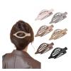 4/6 Pack Flat Claw Clips for Women, Small Non-Slip Hair Clips Pure Color Gentle Hold  Invisible Hair Grips for Thin/Thick Hair, Updos, Ponytails & Bobby Pins Alternative(Bronze) view 1