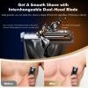 Sweker Body Hair Trimmer for Men, Manscape Ball Trimmer, 2-in-1 Body Pubic Hair Groomer and Groin Hair Shaver -Dual-Head Electric Razor for Men view 3