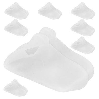 Didiseaon 8 Pairs Silicone Socks Soft Gel Moisturizing Foot Socks for Women Spa Pedicure Dry Cracked Feet Repairing Cracked Heel Treatment