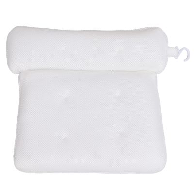 Bath Pillow SPA Pillow Ergonomic Bath Pillow 3D Breathable Mesh Non Slip Bathtub Pillow with 6 Suction Cups for Neck Shoulder Back Head Support Home Spa Beauty Salon