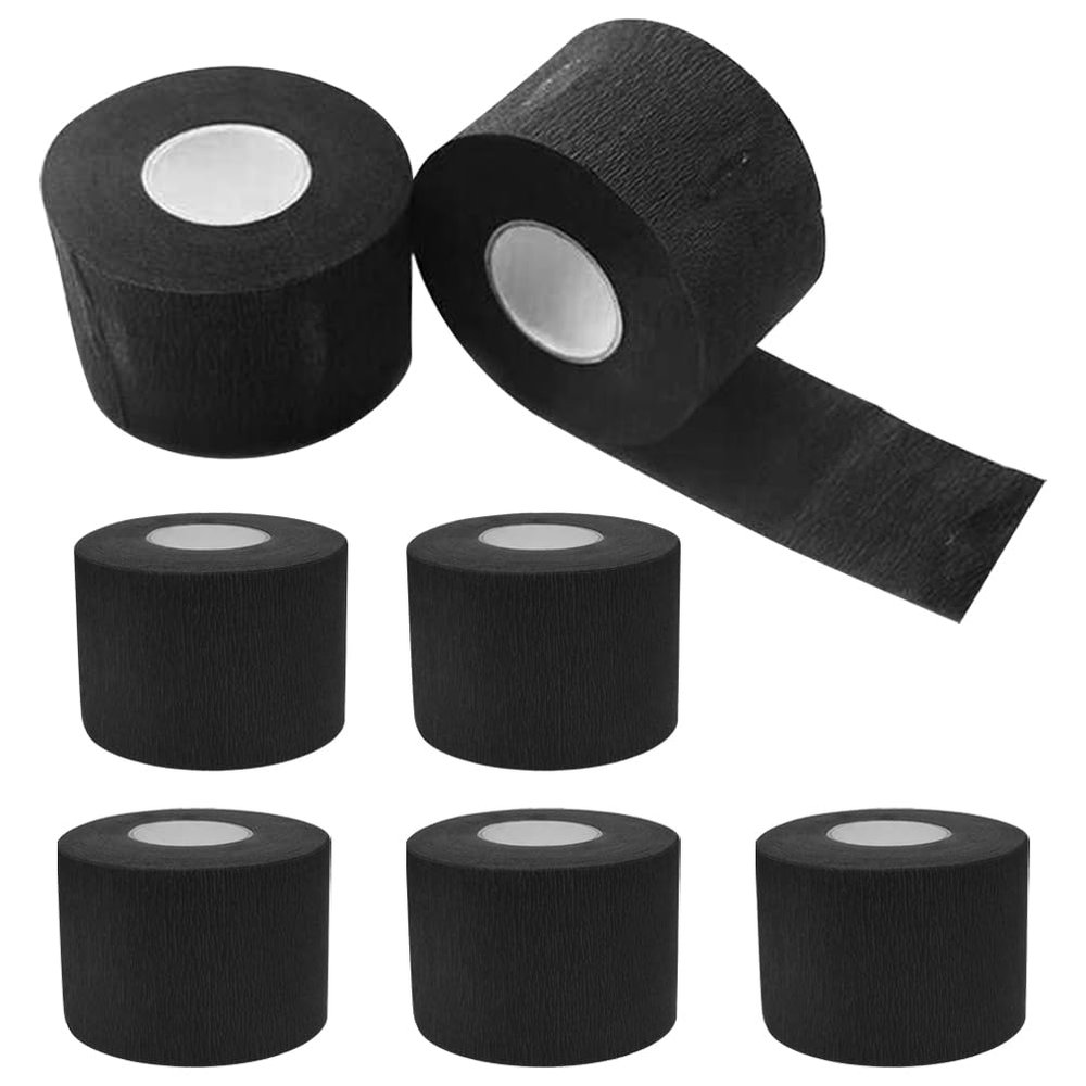 FOMIYES 7pcs Disposable Barber Neck Strips - Breathable Haircut Neck Paper for Salons Hairdressing Styling Use, Professional Barber Supplies