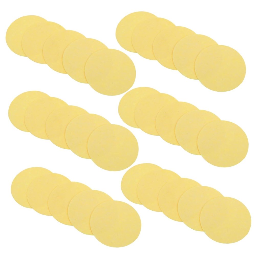 150pcs Natural Cellulose Facial Sponges Compressed Exfoliating Pads for Gentle Makeup Removal and Deep Cleansing All Skin Types and Estheticians