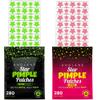 Andlane 280 Pcs Glow in the Dark + 280 Pcs Pink Star Pimple Patches view 1