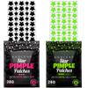 Andlane 280 Pcs Black + 280 Pcs Glow in the Dark Star Pimple Patches view 1