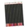 ERINGOGO 12pcs Lip Liner Pencils Matte Finish Smooth Lip Shaping Makeup Pencils Multi Use Eyeliner and Eyebrow for Precise Contouring and Wear view 1