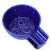 LOLIPPYY Ceramic Shaving Soap Bowl for Men Large Opening Slip Foam Lathering Mug Home and Barber Use Convenient Personal Grooming Accessory Blue Simple Shaving Bowl view 1