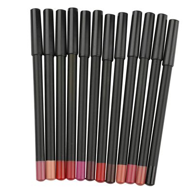 SWOOMEY 12pcs Matte Lip Liner Pencils Multi Functional Lip Shaping Makeup for Natural Definition and Spillover Prevention Easy to Use Gift Kit