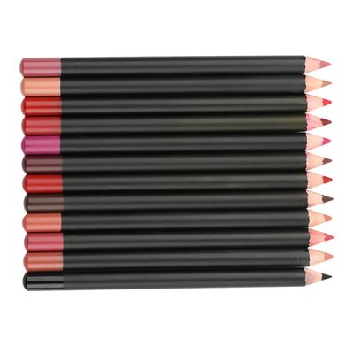 ADOCARN 12pcs Lip Shaping Pencils Assorted Matte Colors Lip Liner Pens for Natural Smudge Resistant Makeup Multi Use Eyebrows and Eyeliner
