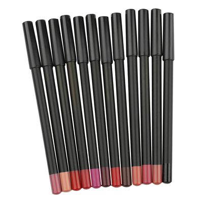 Beaupretty 12pcs Matte Lip Shaping Pencils Multi Functional Lip Liner for Natural Look Eyebrow and Eyeliner Use Gift Kit