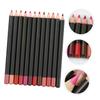 Beaupretty 12pcs Matte Lip Shaping Pencils Multi Functional Lip Liner for Natural Look Eyebrow and Eyeliner Use Gift Kit view 3