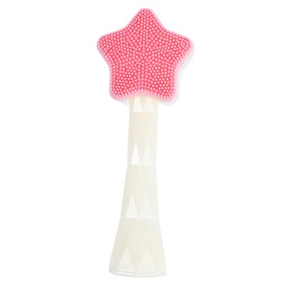 Anneome Manual Silicone Facial Cleansing Brush for Sensitive Skin Soft Dual Sided Skin Care Tool with Ergonomic Grip Portable Face Massage Cleaner for Women and Travel