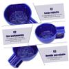 COLLBATH Ceramic Shaving Soap Bowl for Men Blue Foaming Bubble Container Practical Barber Tool for Smooth Lather Portable for Travel and Home Use Easy to Clean and view 3