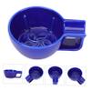 CIYODO Ceramic Shaving Soap Bowl for Men Safe Foaming Container with Large Opening and Slip Base Practical Home Barber Accessory Blue view 4