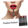 CIYODO 12Pcs Matte Lip Shaping Pencil Wood Cosmetic Accessory for Defining Lips Eyebrows and Eyeliner Pigmented Makeup Supplies view 2