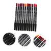CIYODO 12Pcs Matte Lip Shaping Pencil Wood Cosmetic Accessory for Defining Lips Eyebrows and Eyeliner Pigmented Makeup Supplies view 4