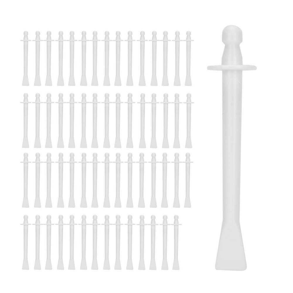 PWVFXHYF (60PCS) Nose Wax Sticks - Disposable Nasal Hair Removal Wax Spatulas - Painless Wax Applicator for Nose, Lip & Eyebrow - Suitable for Men & Women