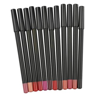 ARTSEWPLY 12pcs Lip Liner Pencils Assorted Matte Colors Lip Shaping Makeup for Precise Contouring and Smudge Prevention