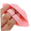 BATHVEVE 3pcs Silicone Facial Brush for Deep Cleansing and Exfoliating Lips and Nose Gentle Soft Scrubber for Sensitive Skin Ergonomic Manual Face Wash Tool Random Color view 3