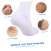 Anneome Moisturizing Treatment Socks for Feet Unisex Exfoliating Foot Care Stockings Dry Skin Protection Elastic White Socks for Soft view 3