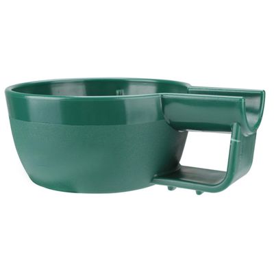 CIYODO Thickened Plastic Shave Bowl for Men Wide Mouth Shaving Soap Container with Deep Design Portable and Unbreakable Bubble Bowl for Wet Shaving for Travel and Home Use Green