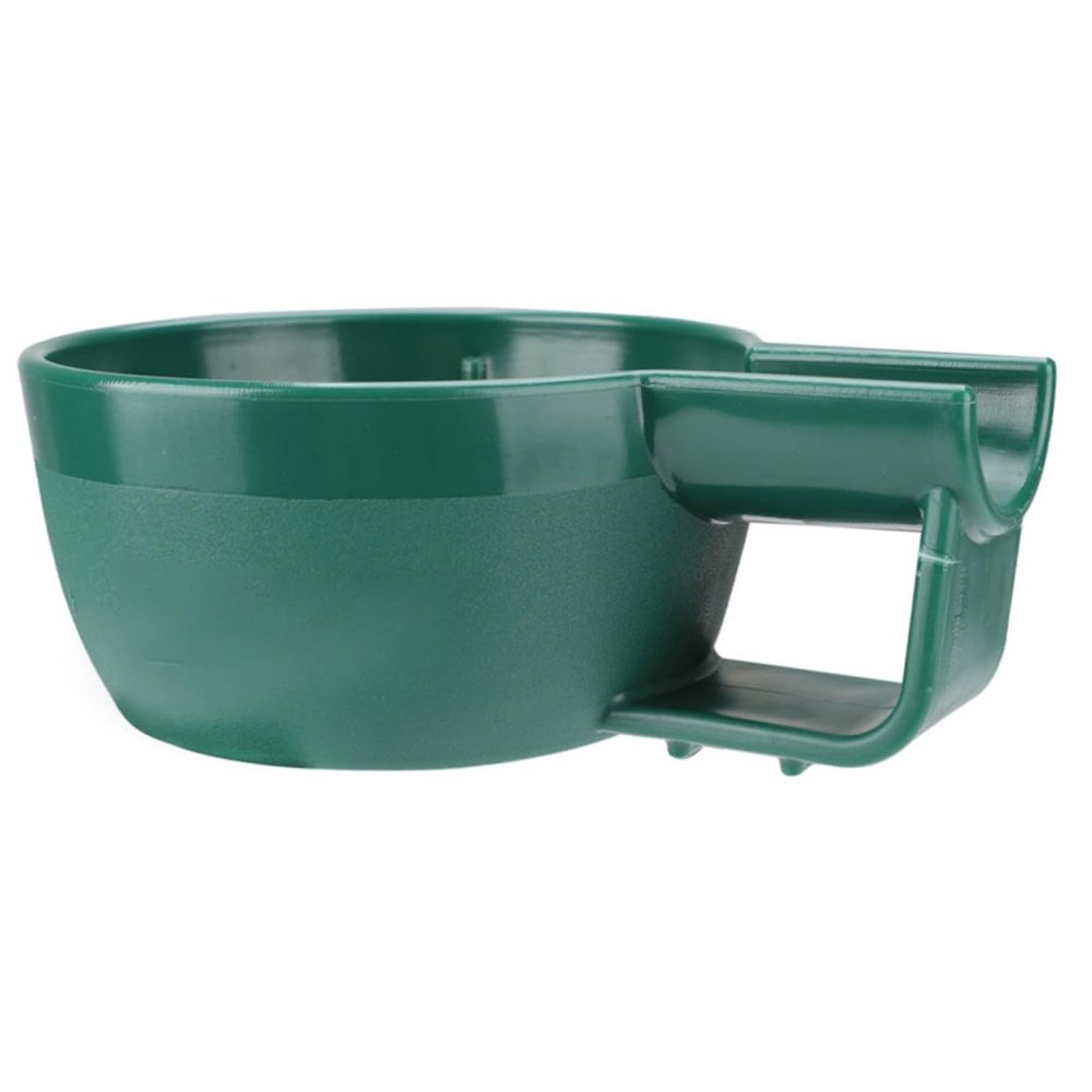 CIYODO Thickened Plastic Shave Bowl for Men Wide Mouth Shaving Soap Container with Deep Design Portable and Unbreakable Bubble Bowl for Wet Shaving for Travel and Home Use Green