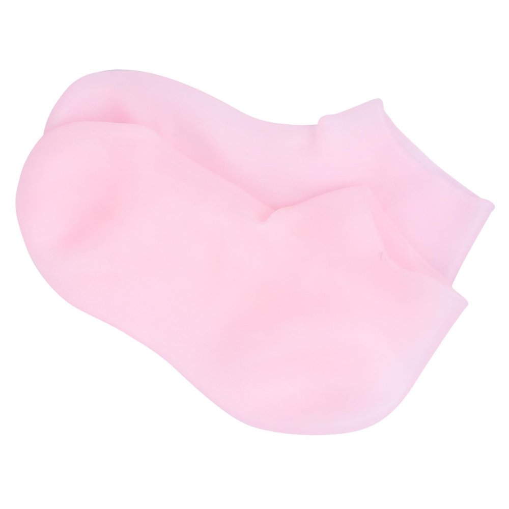 Anneome Moisturizing Socks for Feet Treatment Unisex Foot Exfoliator Sock for Dry Cracked Skin Pink