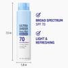 Lightweight Sunscreen Spray SPF 70, Broad Spectrum UVA/UVB Protection, Water-Resistant Face & Body Sunblock, Non-Greasy Formula, 5 oz, Suitable for All Skin Types view 4
