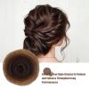 2Rolls Each 5inch70inch Hair Sponge for Updo with 100Pcs Hairpins, Hair Padding for Volume Insert, Filler Donuts for Updos,Volume Bumps Tool (Light Brown) view 3