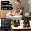 150Piece Bulk Travel Toiletries Set | Hotel & Airbnb Essentials | 1.3oz WheatStraw Bottles | Guest Bathroom Supplies + Homeless Outreach Kit view 4