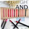 EXQUIMEUBLE 12pcs Lip Liner Pencils Matte Finish Makeup for Precise Lip Shaping and Portable Use view 2