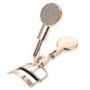 Anneome Gold Portable Eyelash Curler with Gentle Pads Compact Handheld Lash Curl Tool for All Eye Shapes Easy to Accessory for Natural Curled Lashes view 1