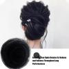 2Rolls Each 5inch70inch Hair Sponge for Updo with 100Pcs Hairpins, Hair Padding for Volume Insert, Filler Donuts for Updos,Volume Bumps Tool (Black) view 2