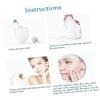 HAMPPLIES Household Facial Steamer with Hot Mist for Moisturizing and Pore Opening Beauty Humidifier for Softer Skin Aging Facial Treatment Tool US Plug Ivory White Suitable for Distilled view 2