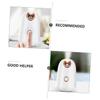 HAMPPLIES Household Facial Steamer with Hot Mist for Moisturizing and Pore Opening Beauty Humidifier for Softer Skin Aging Facial Treatment Tool US Plug Ivory White Suitable for Distilled view 3