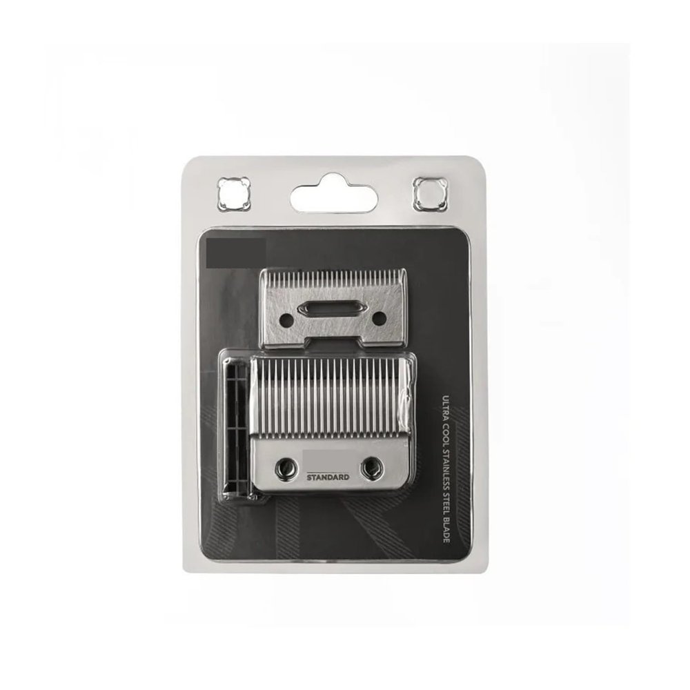 Cutter Head And Base, Compatible For JRL, 2020C 2020T Hair Clipper Engraving Push Replacement(20C Standard Sivler)