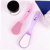 Anneome 2Pcs Maifan Stone Double Sided Foot Scrubber for Dead Skin Removal and Callus Care Pedicure Tool with Comfortable Grip Compact Lightweight Foot File for Cracked Heels Random Color view 3