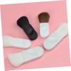 LRXIYODE 3pcs Mini Blush Brush Soft Synthetic Bristles Fluffy Powder Makeup Brushes for Women Portable Beauty Tool for Liquid and Powder Contouring Random Color view 3