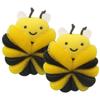 ARTSEWPLY 2pcs Cartoon Bath Loofah Soft Body Scrubber with Lanyard Quick Dry Mesh Sponge for Gentle Exfoliating and Fun Shower Experience view 1