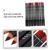 CLISPEED 12Pcs Matte Lip Liner Pencil Cosmetic Accessory for Women Precise Lip Contouring and Color Makeup Tool view 2