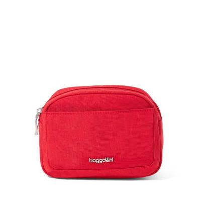 Baggallini Small Pocket Cosmetic - Lightweight 6x4 Makeup Bag - Travel Essentials Makeup Organizer