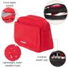 Baggallini Small Pocket Cosmetic - Lightweight 6x4 Makeup Bag - Travel Essentials Makeup Organizer view 3