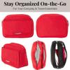 Baggallini Small Pocket Cosmetic - Lightweight 6x4 Makeup Bag - Travel Essentials Makeup Organizer view 4