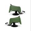 Illuzien Moss Green PRO Barber Cape, Hair Cut Drape, Water-Resistant Barber Accessories, Professional Cape (SNAP) view 3