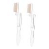 COSMEVIVI 2Pcs Foldable Eyelash and Eyebrow Combs with Ergonomic Stainless Steel Handle Portable Makeup Tools for Womens Natural Lash and Brow Grooming view 1