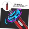 MAJORMENCH Electric Eyebrow and Nose Hair Trimmer USB Rechargeable Multifunctional Grooming Tool for Men and Women and Hair Remover Red view 4