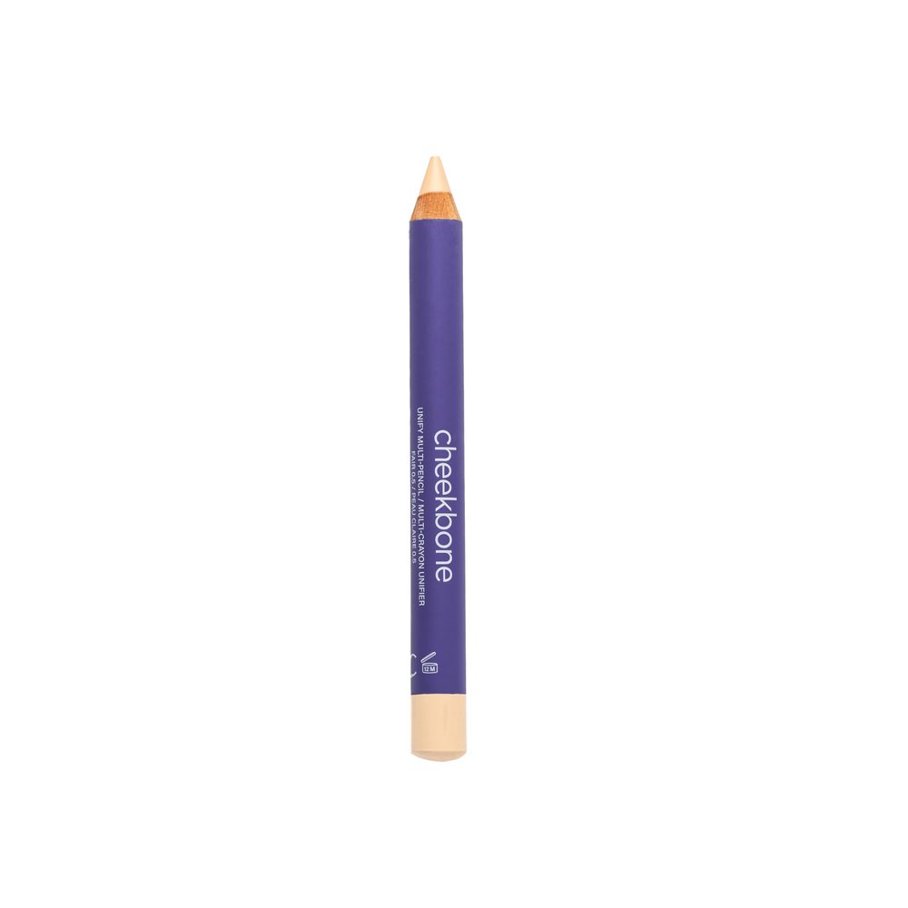 Cheekbone Unify Complexion Multi Pencil, 0.5 Fair, Creamy Multi-Use Face Stick for Concealing, Brightening & Sculpting, Buildable, Lightweight Formula, Vegan & Cruelty Free, 0.1 oz.