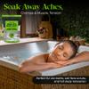 Aromasong Organic Aloe Vera Dead Sea Salt 19 lb + Muscle Recovery Bath Soak 3 lb Bundle  Soothing Skin Hydration, Muscle Relief & Post-Workout Recovery with Pure Minerals & OptiMSM view 3