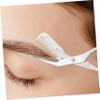 HAMPPLIES Eyebrow Shaping Kit with Sturdy Trimmer and Precision Scissors Safety Razor for Versatile Grooming Non Slip Handle Beauty Tool for Comfortable Use view 2