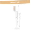 DINHEAROM 2Pcs Folding Eyelash and Eyebrow Comb Stainless Steel Lash Separator with Transparent White and Gold Handle Convenient Beauty Tool for Women Suitable for Home and Professional Use view 2
